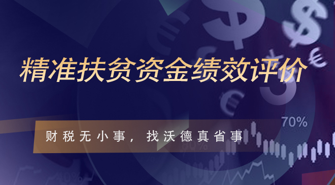 精准扶贫资金绩效评价